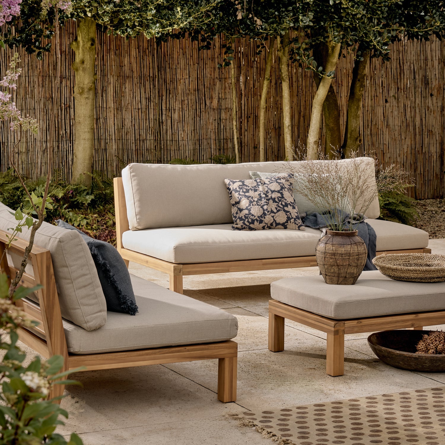 vtwonen Relax loungebankje naturel/zand