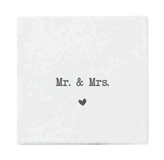 Label2X | Tegeltje mr. & mrs.