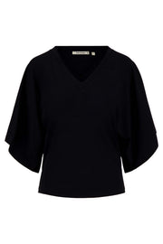Zusss | T-shirt wijde mouw zwart