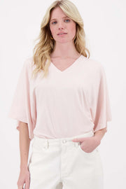 Zusss | T-shirt wijde mouw soft pink