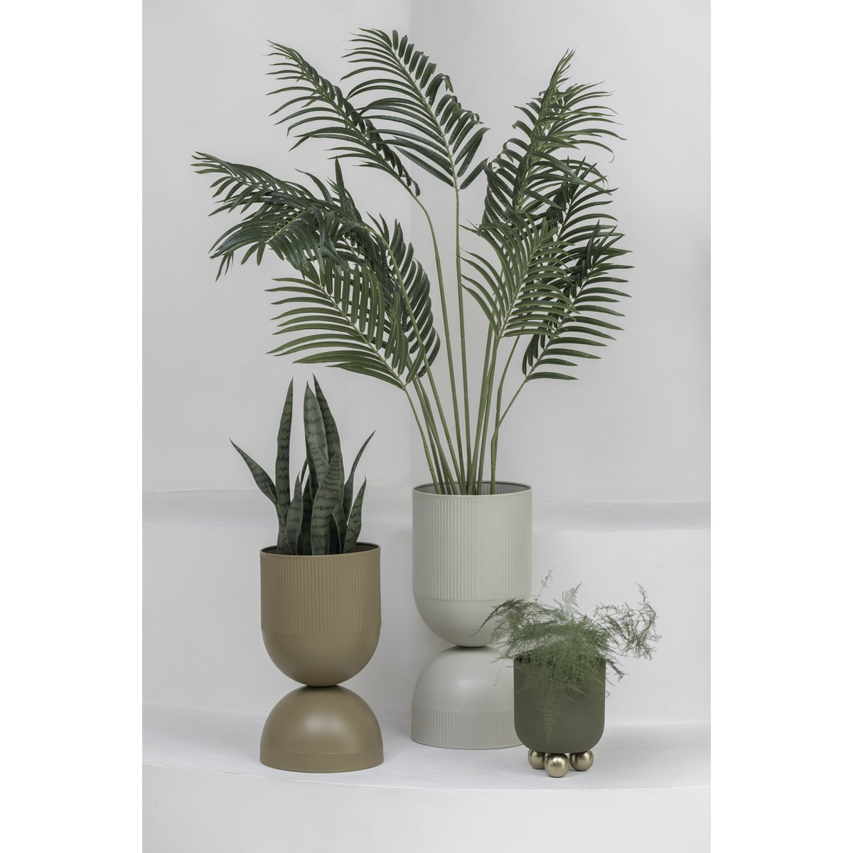 Present Time Plantpot Toner Groot Bruin