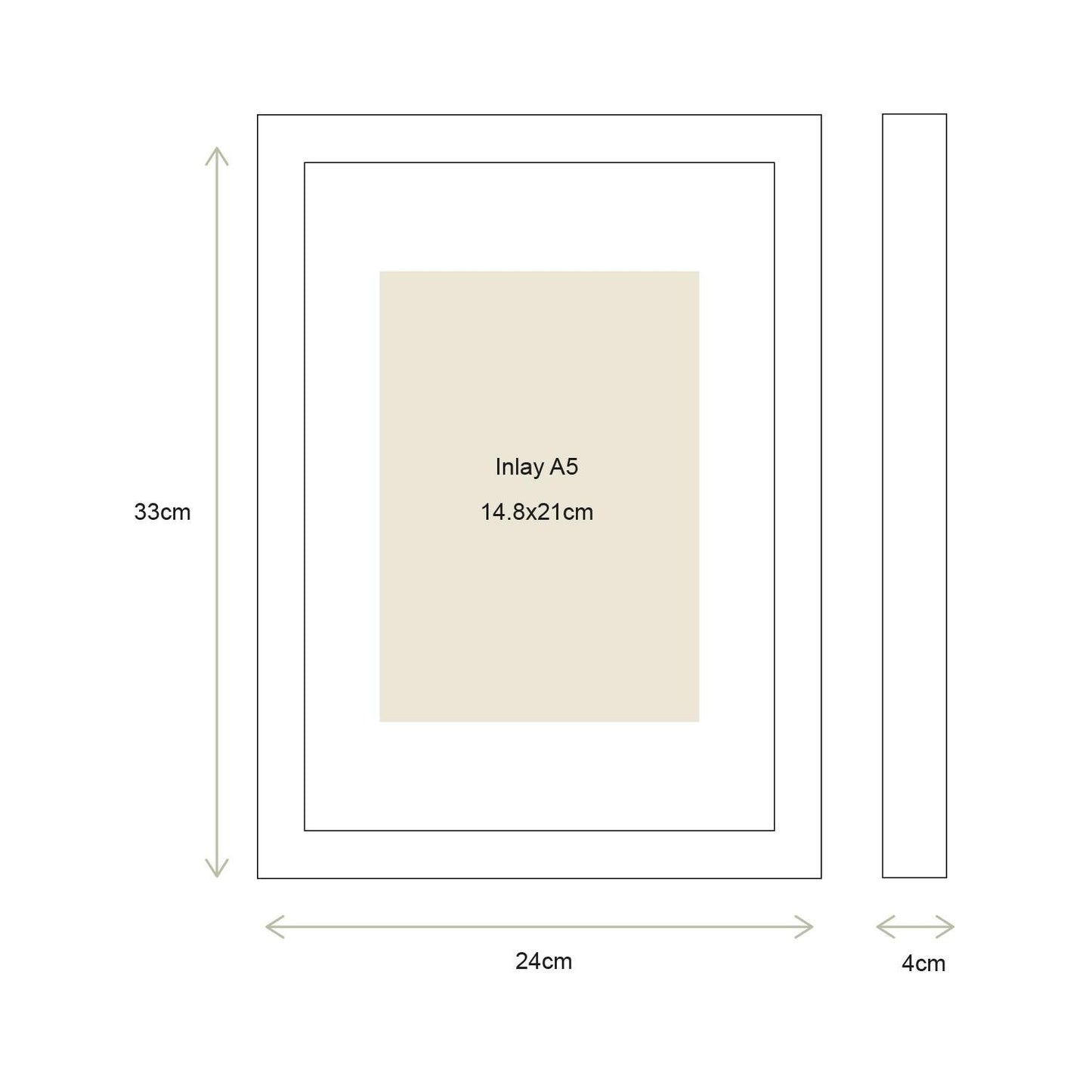 vtwonen | Fotolijst hout 33cm