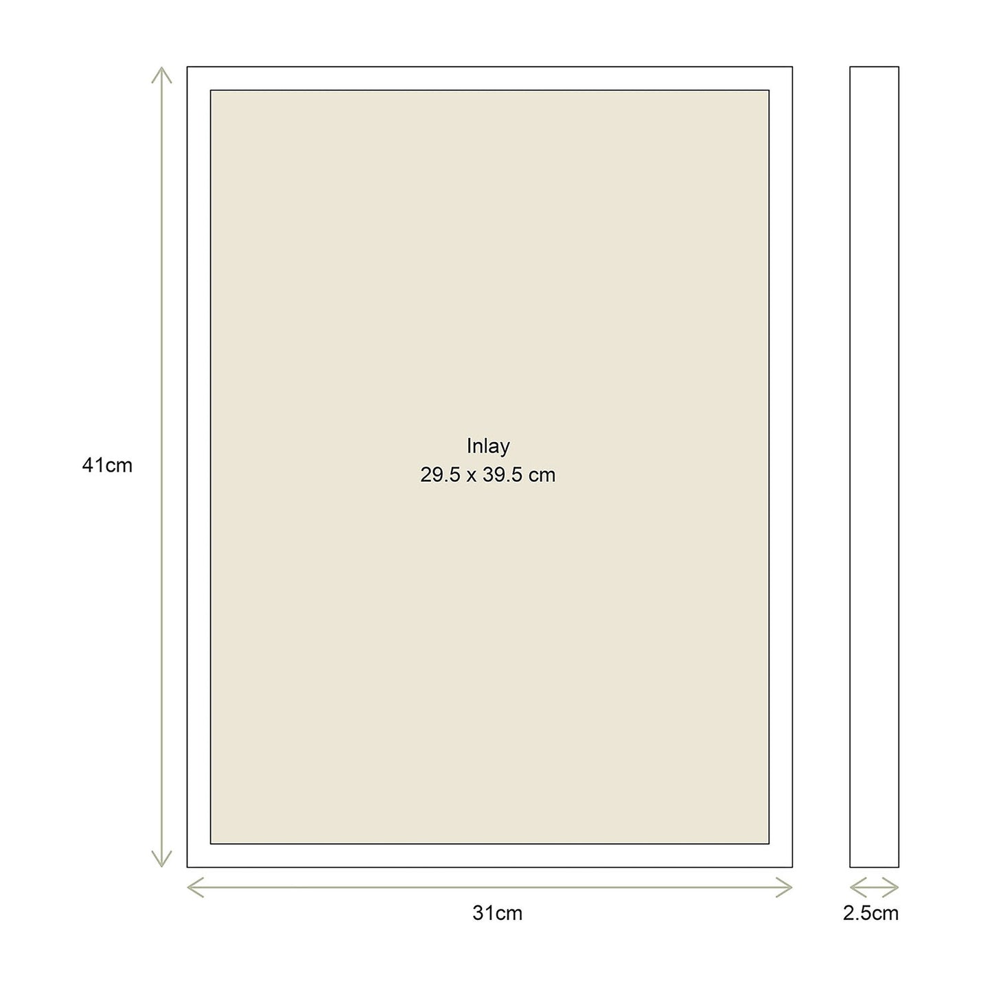 vtwonen | Fotorahmen aus Holz, 41 cm
