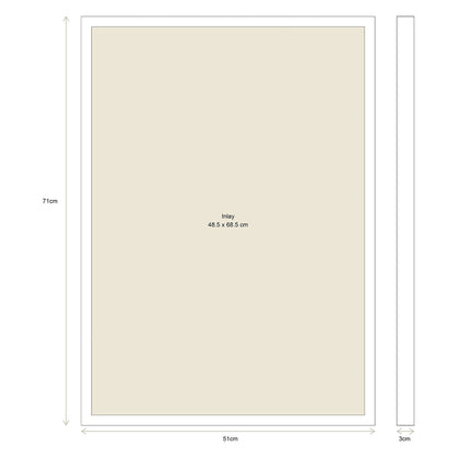 vtwonen | Fotorahmen aus Holz, 71 cm