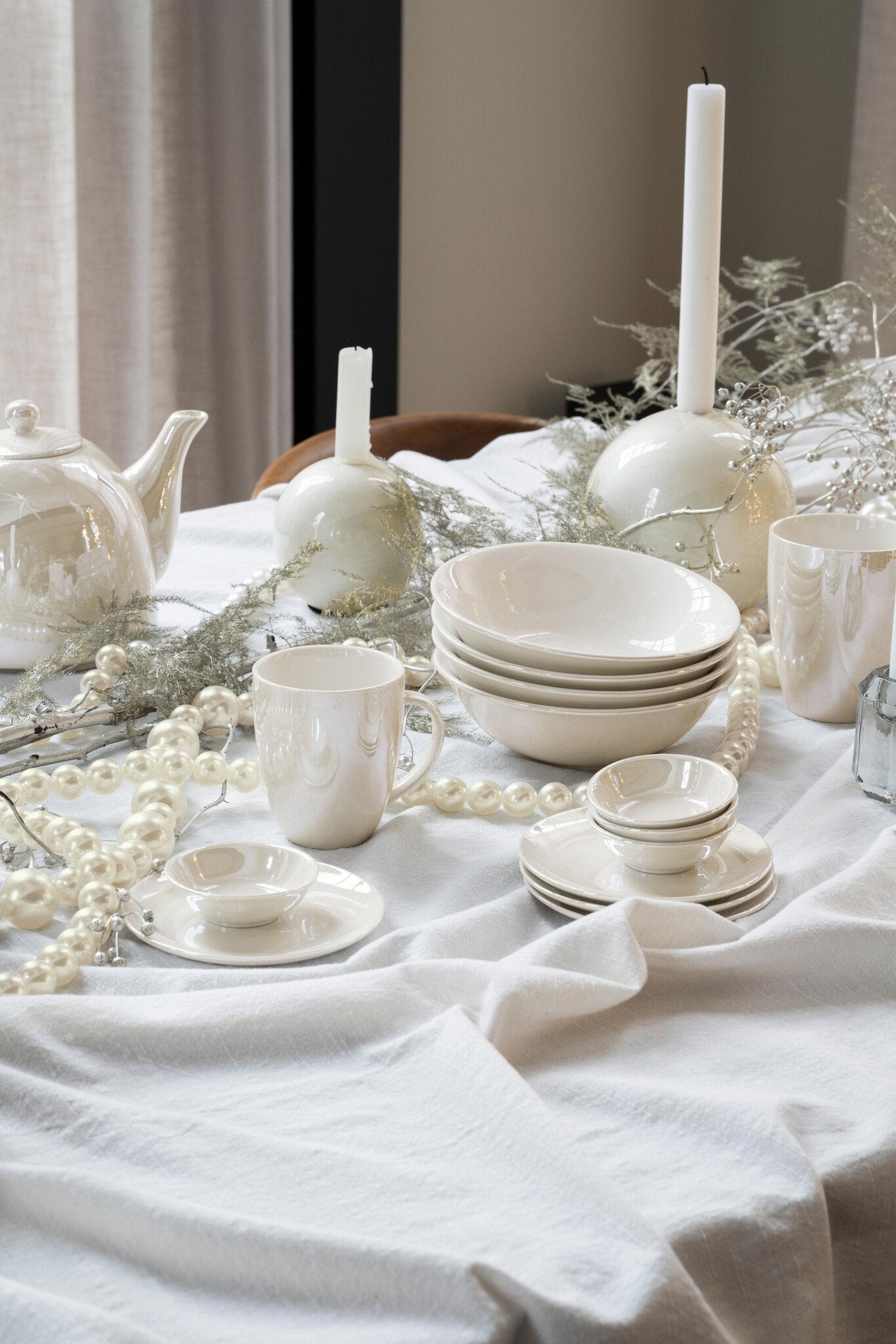 vtwonen | Kandelaar pearl 10cm