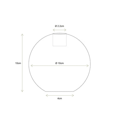 vtwonen | Kandelaar pearl 10cm