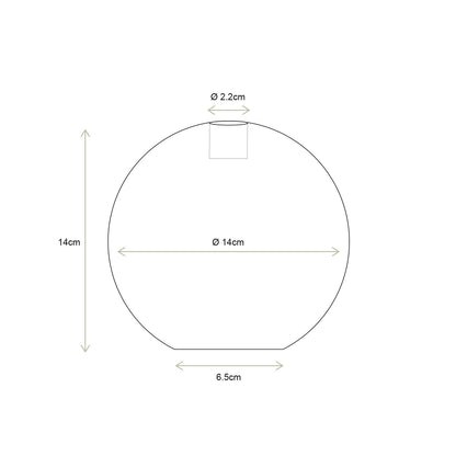 vtwonen | Kerzenständer Perle 14cm 