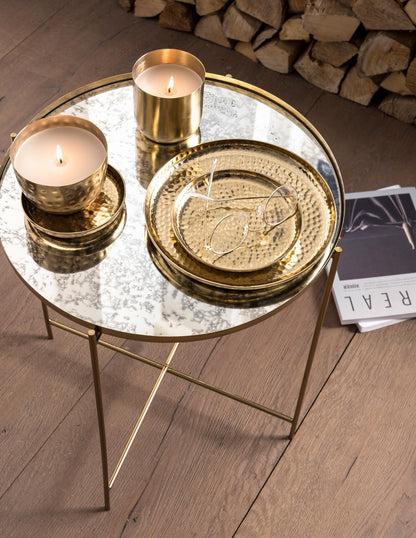 vtwonen | Schaaltje metaal goud 12cm