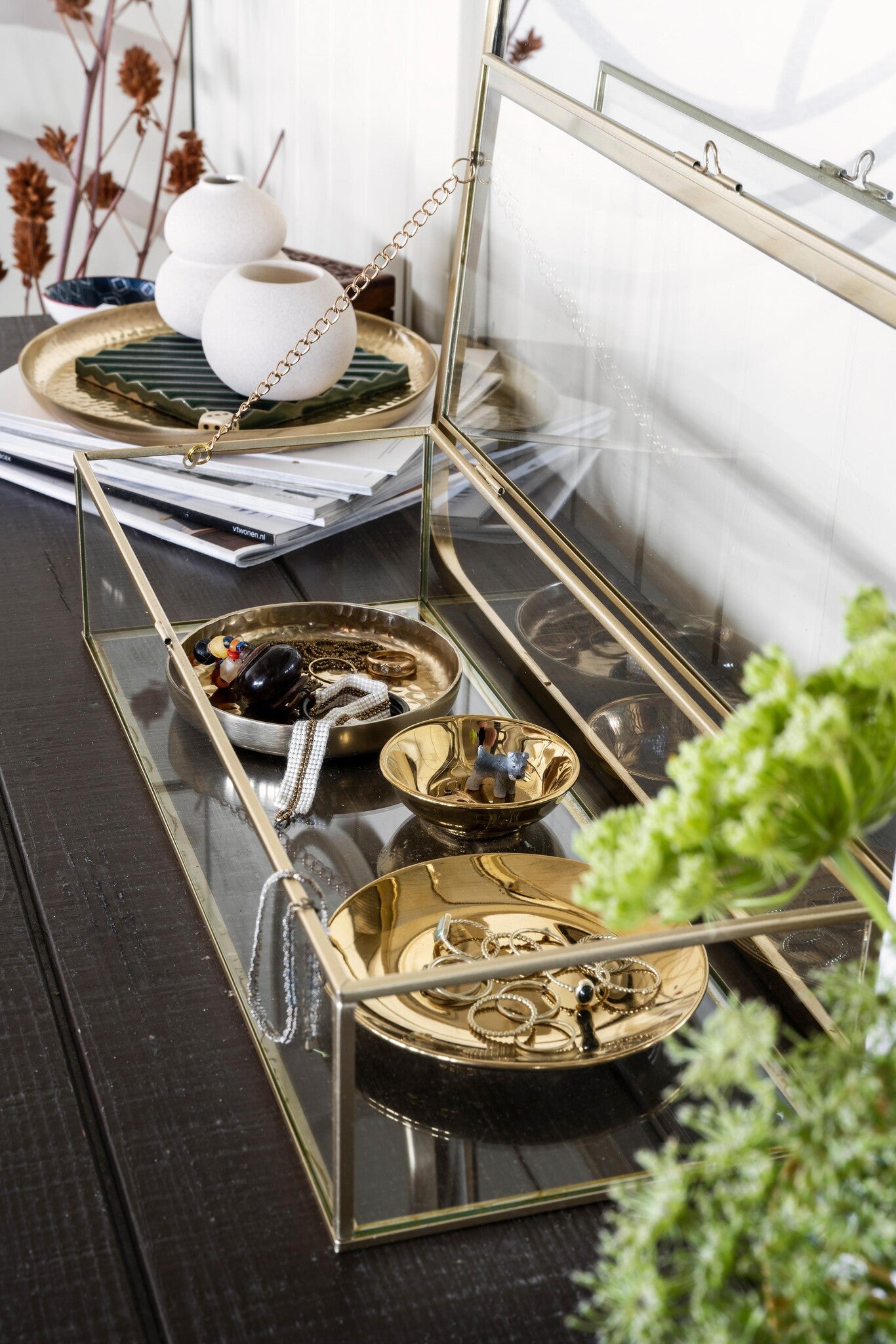 vtwonen | Schaaltje metaal goud 12cm