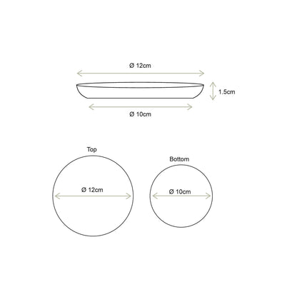 vtwonen | Schaaltje metaal goud 12cm