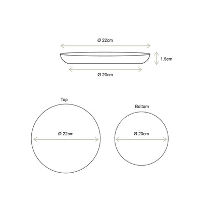 vtwonen | Schaal metaal goud 22cm