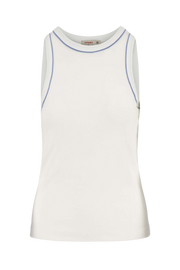 Zusss | Tanktop met piping white