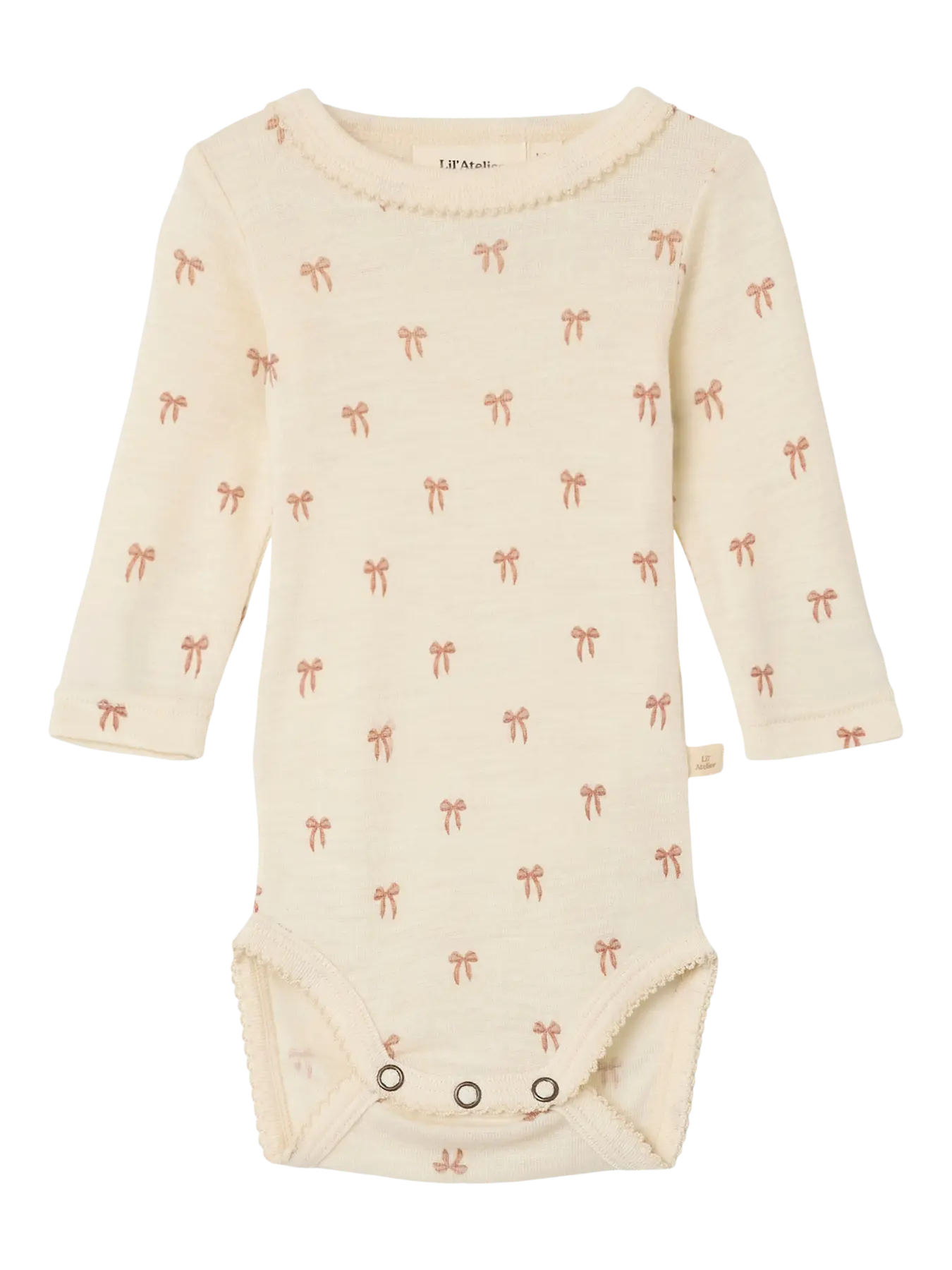 Lil Atelier | Strampler mit Nalu-Wollschleifen 