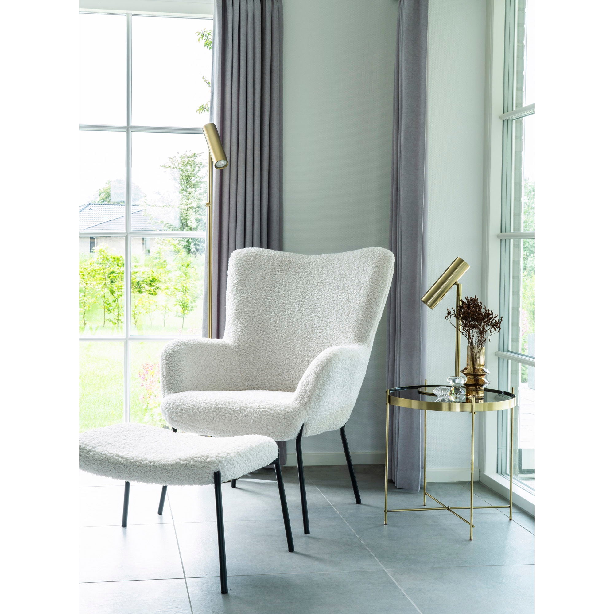 House Nordic | Tafellamp brass