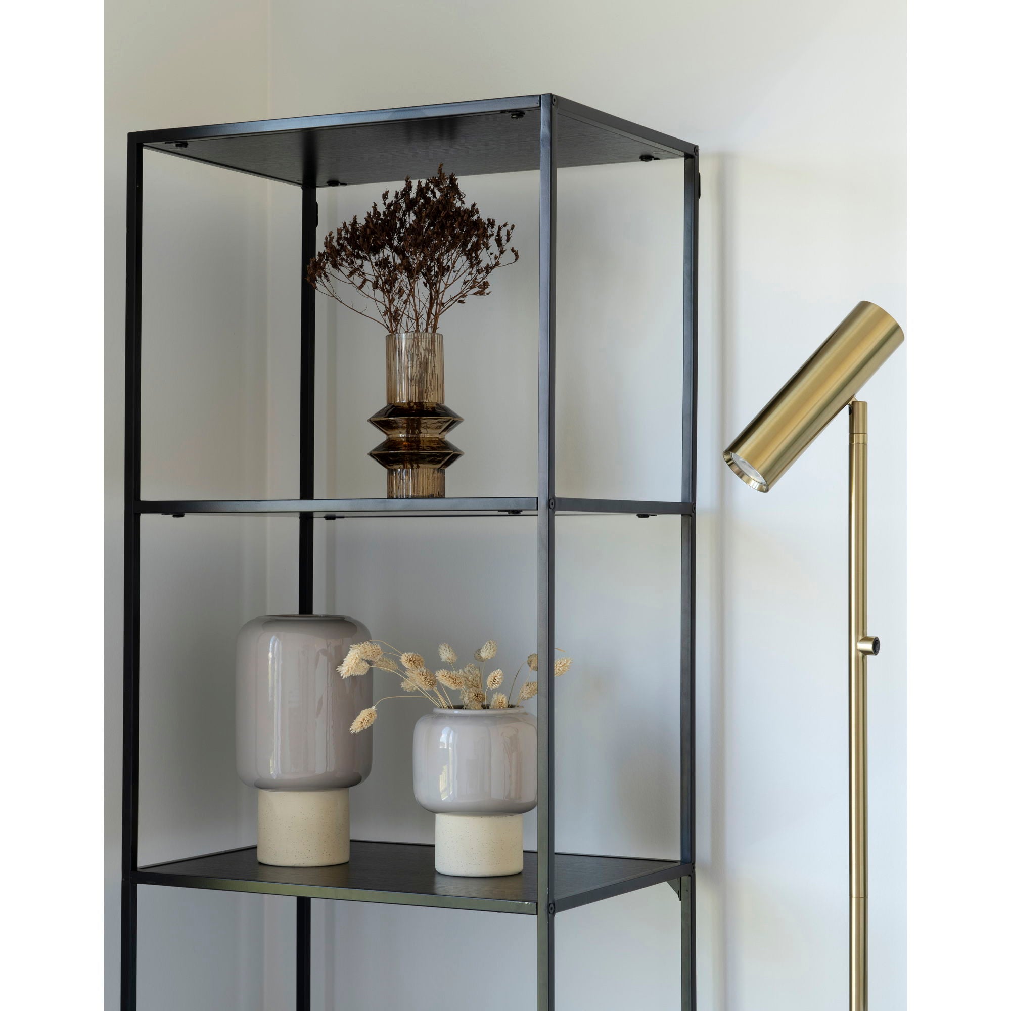 House Nordic | Vloerlamp brass