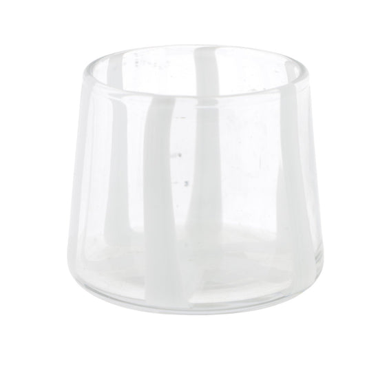 Home Society | Weißer Twist-Teelichthalter