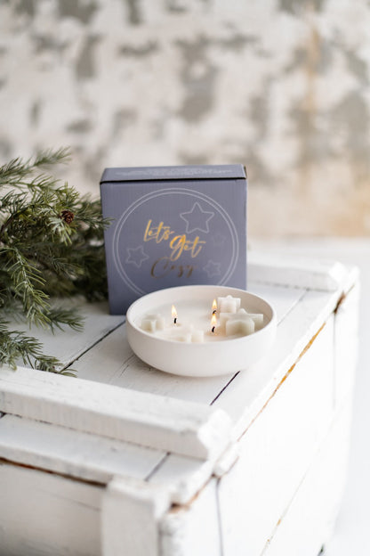 Home Society | Kaars star bowl grijs