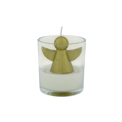 Home Society | Kaarsje met engel goud