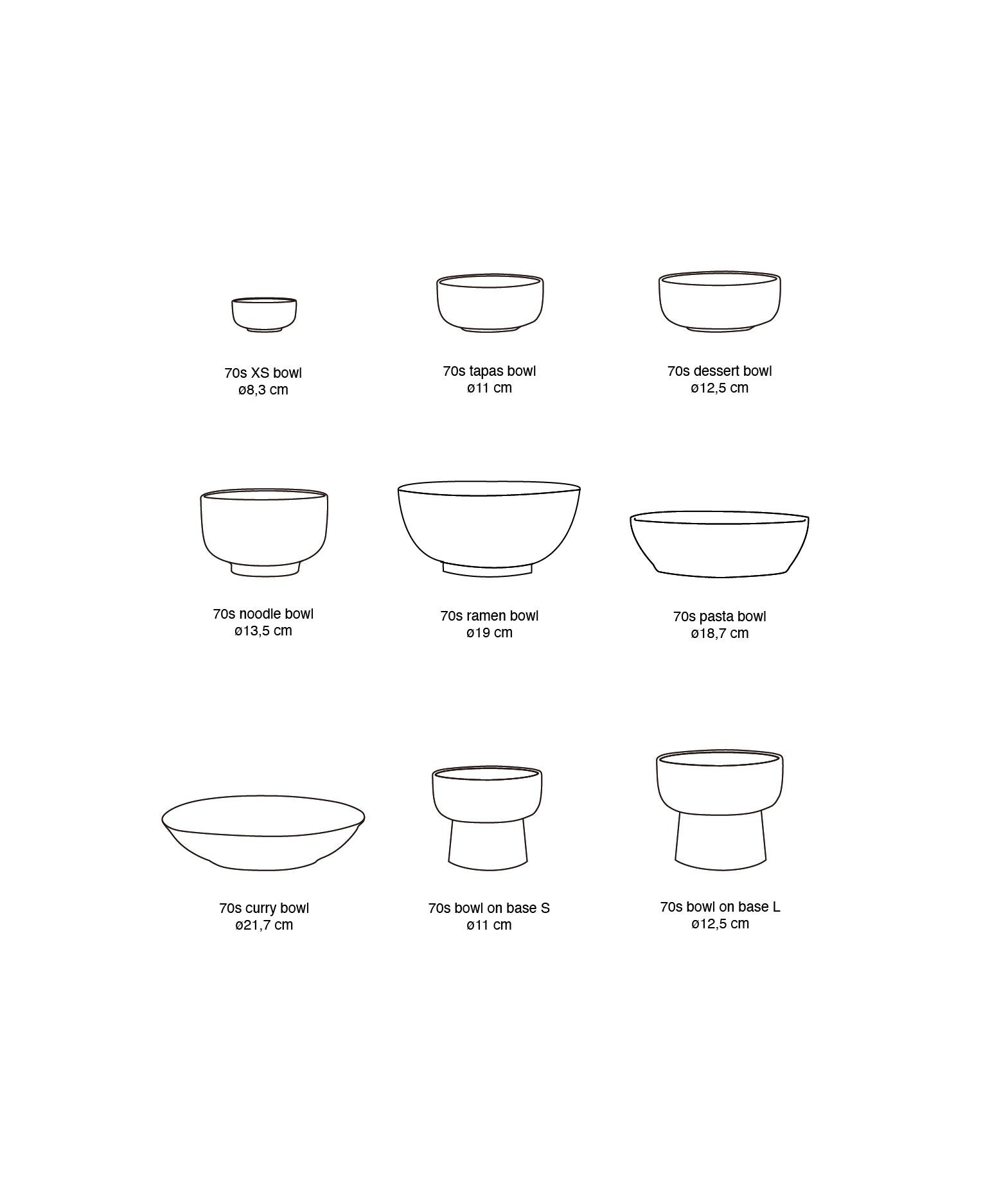 HK Living | 70's servies tapas bowl S Dunes