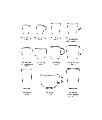 HK Living | 70's servies koffiekopje Bubble