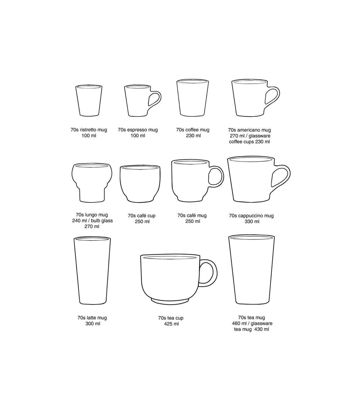 HK Living | 70's servies koffiekopje Slush