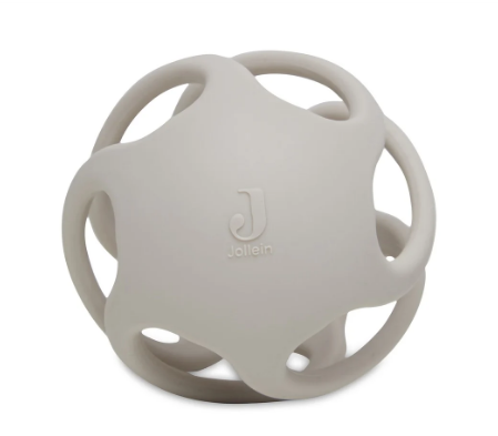 Jollein | Beißring aus Silikon, 10 cm, Nougat
