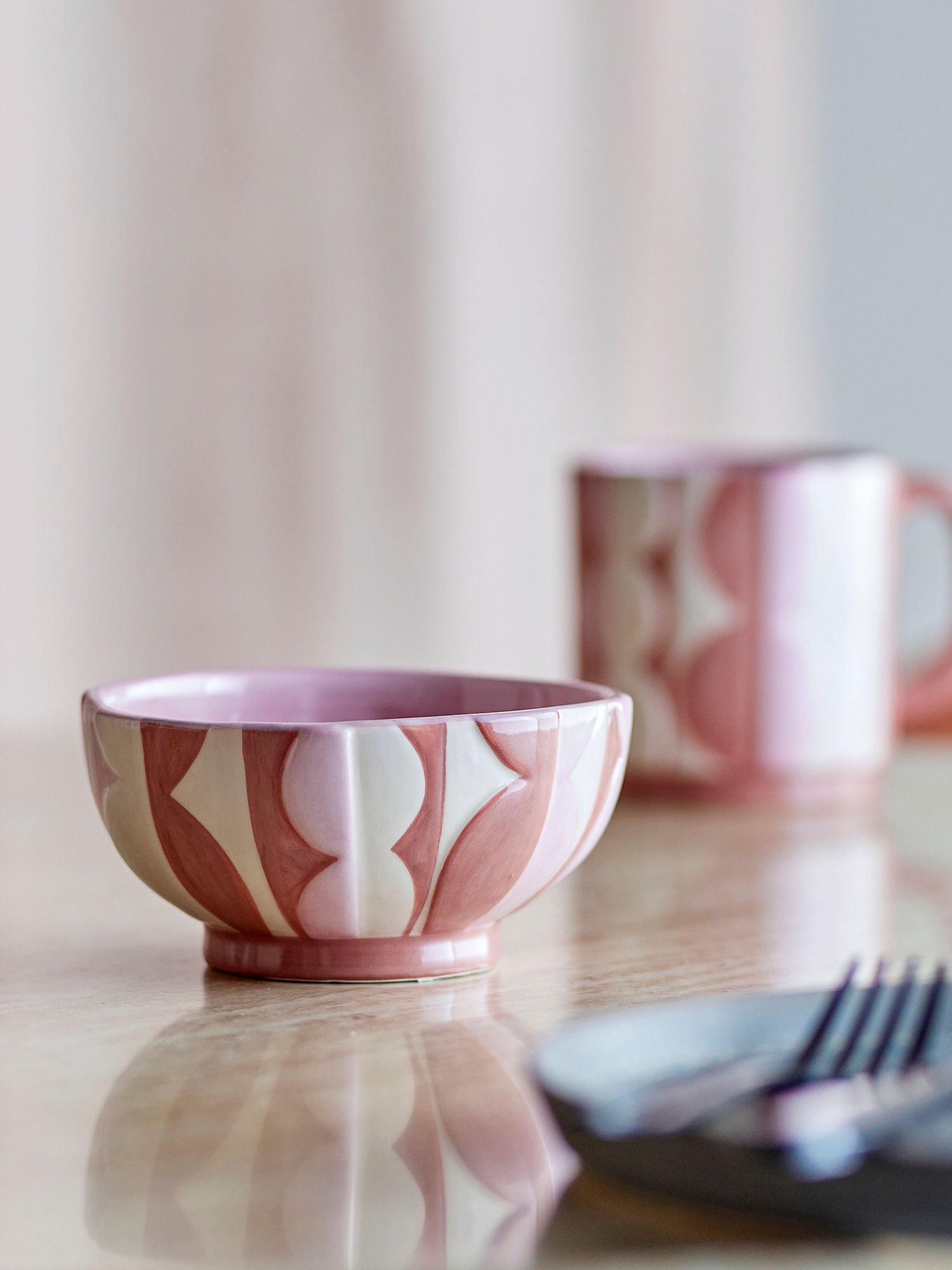 Bloomingville Saul Kommen Roze Set van 4