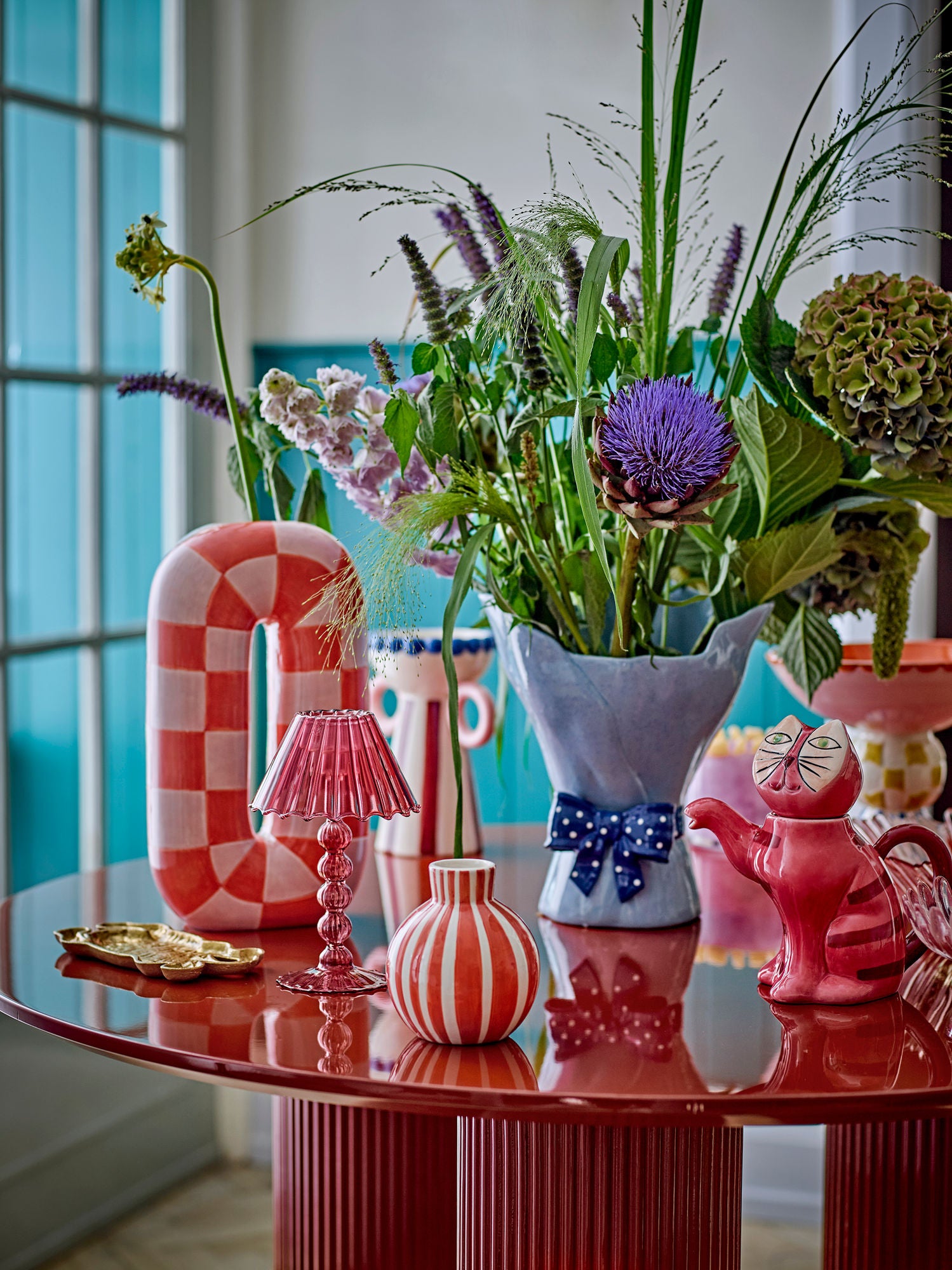 Bloomingville Missy Theepot aardewerk