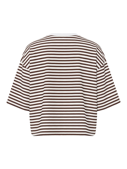 Pieces | T-Shirt Sadie chicory coffee cloud dancer NOOS