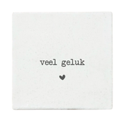 Label2X | Tegeltje veel geluk