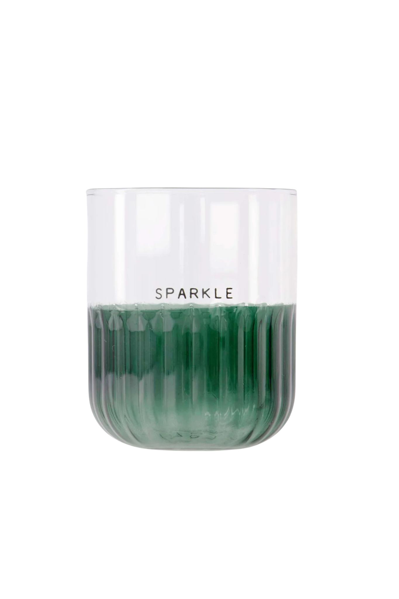 Zusss | Drinkglas sparkle groen