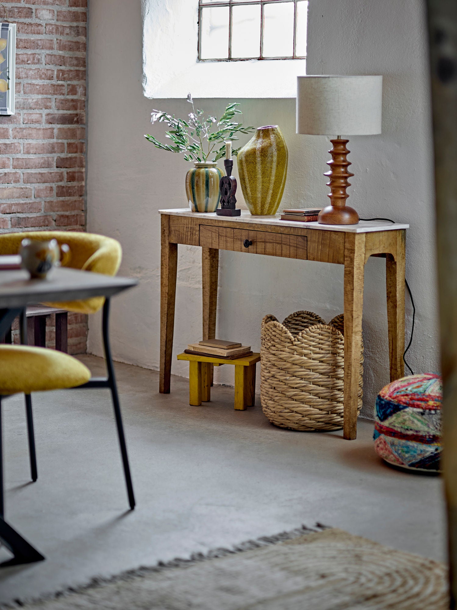 Bloomingville Abella Vaas Geel