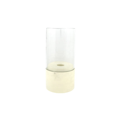 Home Society | Windlicht Mindy beige 21cm
