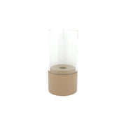 Home Society | Windlicht Mindy taupe 21cm