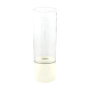 Home Society | Windlicht Mindy beige 31,5cm