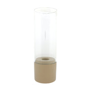 Home Society | Windlicht Mindy taupe 31,5cm