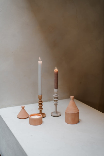 Home Society | Kandelaar Vera terracotta 16cm