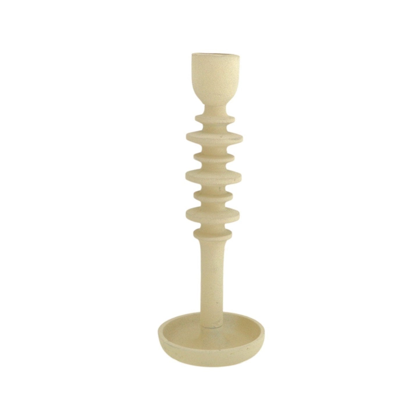 Home Society | Kandelaar Vera beige 21cm