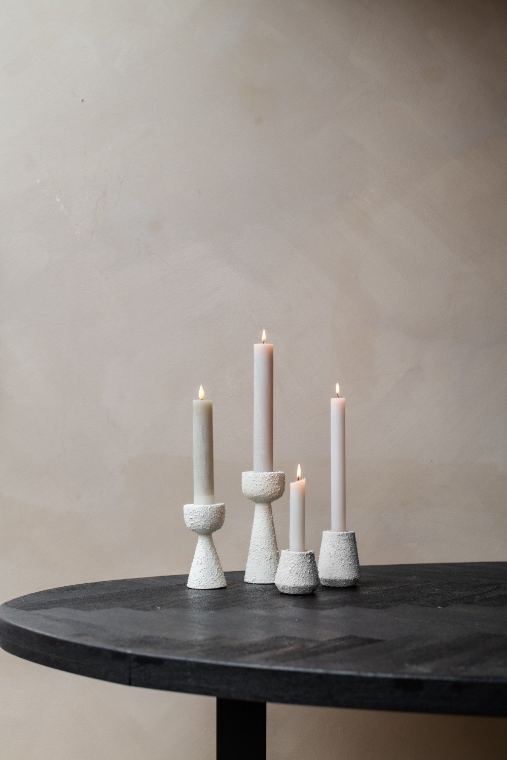 Home Society | Kandelaar Luc beige 8cm
