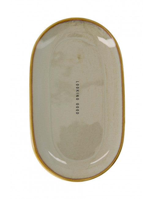 Zusss | Serveerschaal looking good grijsblauw