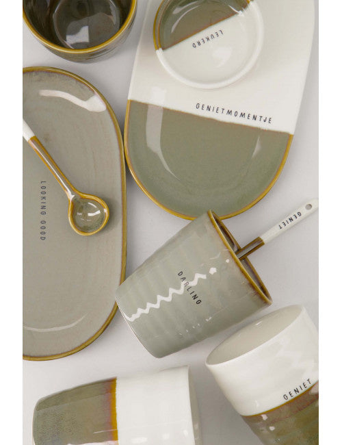 Zusss | Serveerschaal genietmomentje donkergroen