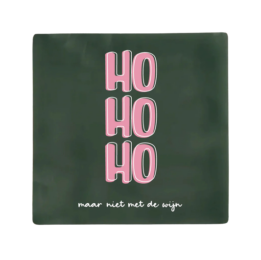Label2X | Tegeltje Ho Ho Ho maar niet met de wijn