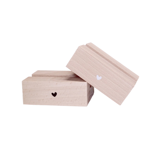 Label2X | Houder voor tegeltjes wit hartje