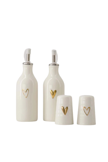 Zusss | Herzgoldflasche für Öl/Essig