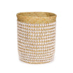 Bazar Bizar Pandan Mand Schelpen wit