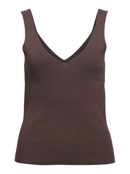 Object | Gebreide top Kuni seal brown