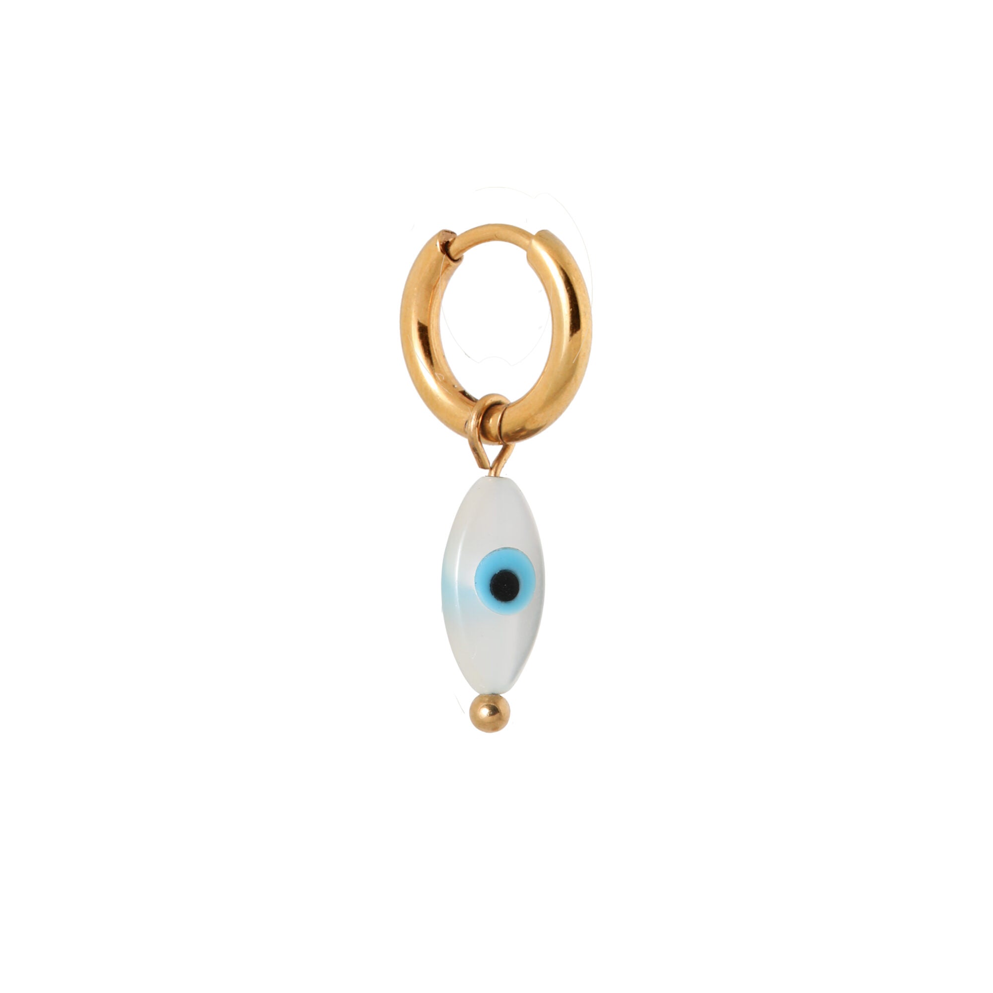 Label Kiki | Hoops iris goud set2