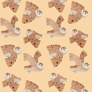 Meet me at the Wall Behang Owl creme | Aniek Bartels