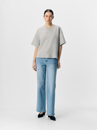 Object | T-Shirt Andrea light grey melange NOOS