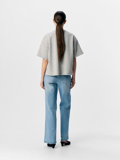 Object | T-Shirt Andrea light grey melange NOOS
